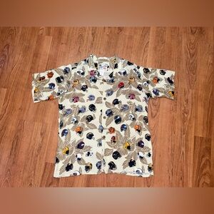 Surf and turf NFL Pro Bowl helmet shirt (Size 18-20 Kids XL) it’s like a adult s